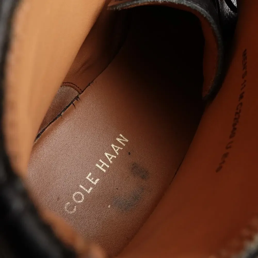 Cole Haan Boots Men SZ 11M BLK Barron Chukka Leather Ankle Comfort Modern C22940